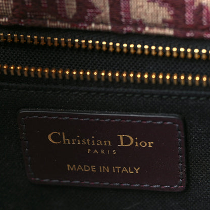 Christian Dior Oblique 30 Montaigne Flap Bag Burgundy 6 of 12