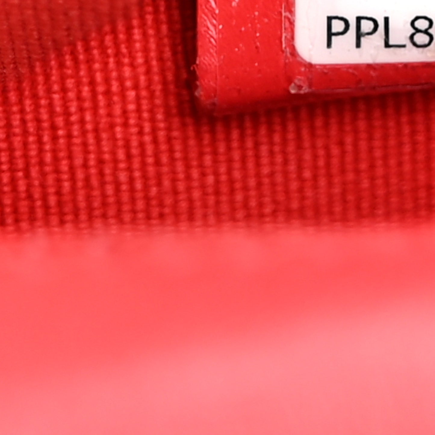 Lambskin Chevron Stitched Flap White Red