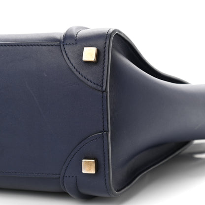 Celine Smooth Calfskin Micro Luggage Navy Blue 11 of 14