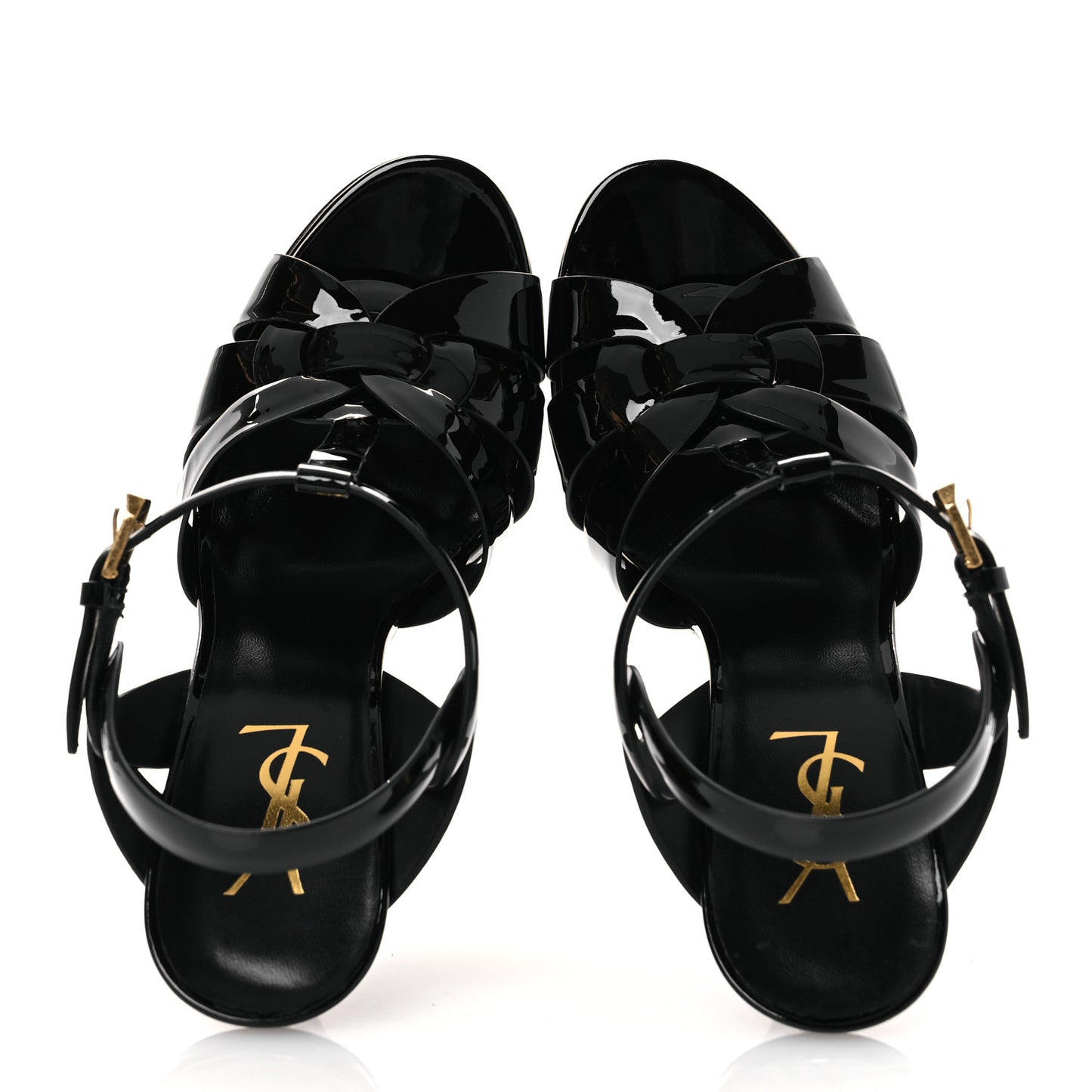 Patent Tribute 105 Platform Sandals 38 Black