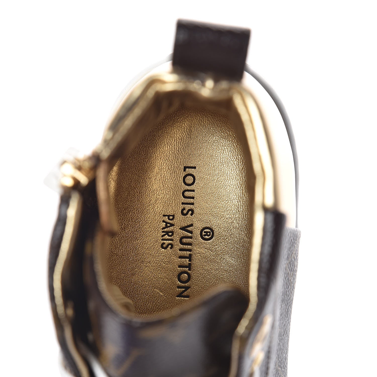 Louis Vuitton Patent Monogram Stellar Sneaker Boots 35.5 Gold 5 of 8