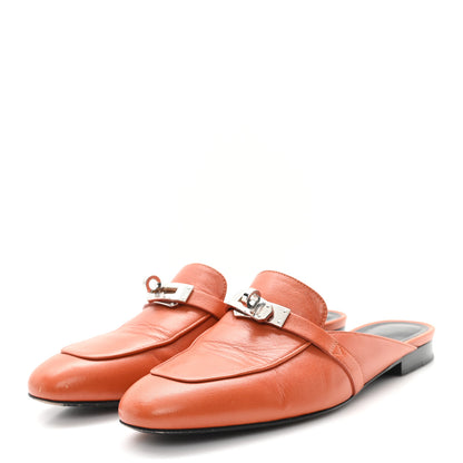 Hermes Heritage Calfskin Oz Mules 38 naturel 4 of 9