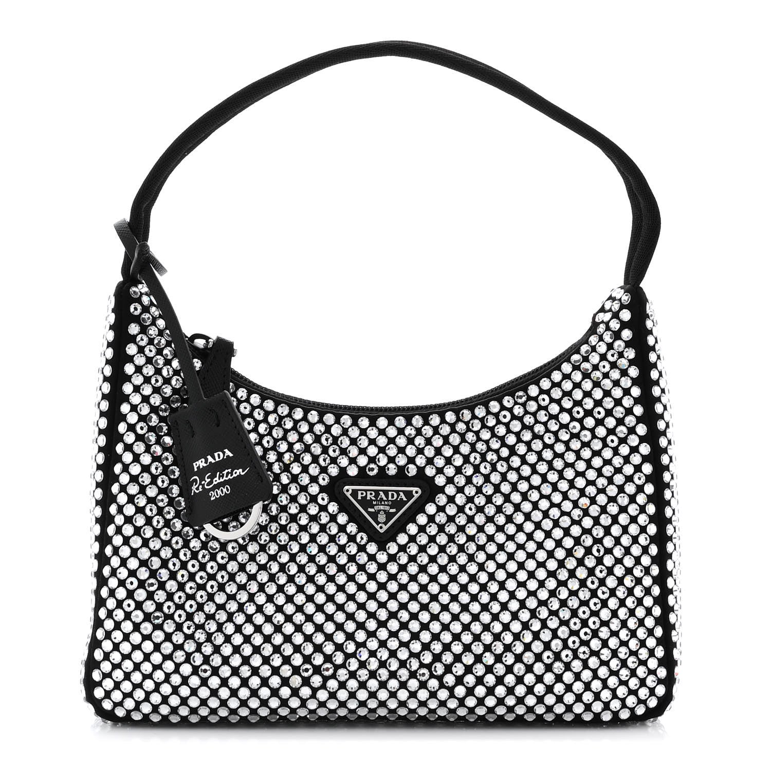 Prada Satin Crystal Mini Re-Edition 2000 Bag Cristal 1 of 9