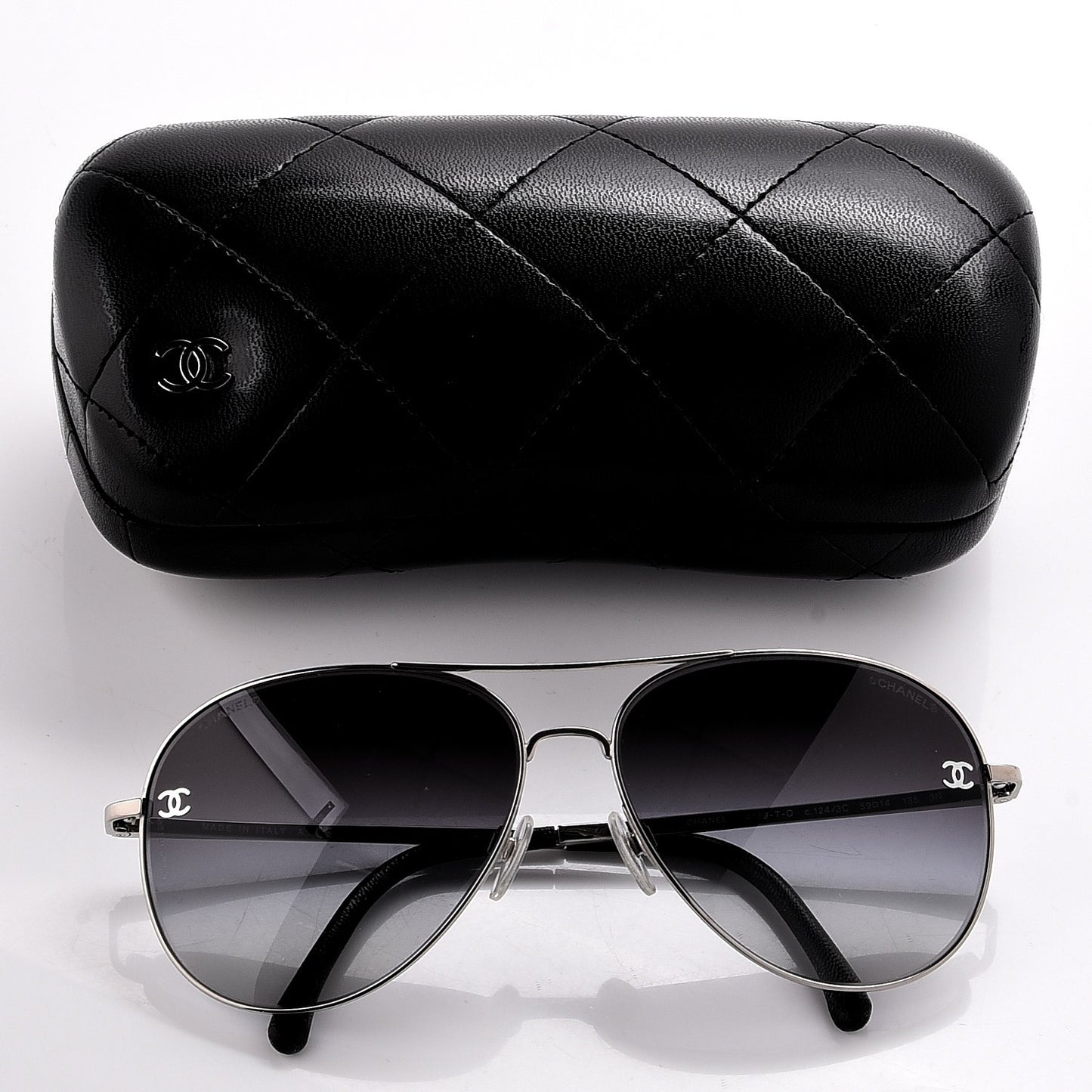 Aviator CC Sunglasses 4189-T-Q Silver