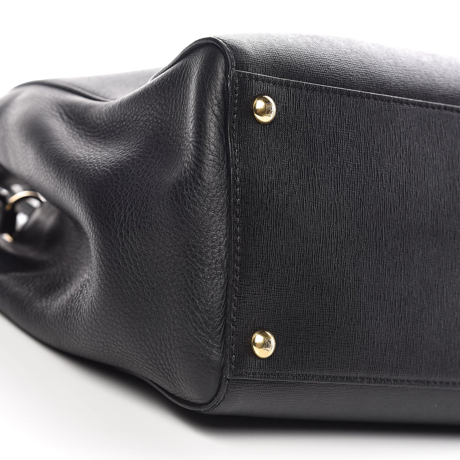 Fendi Vitello Elite Regular 2Jours Tote Black 5 of 18