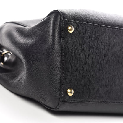 Fendi Vitello Elite Regular 2Jours Tote Black 5 of 18