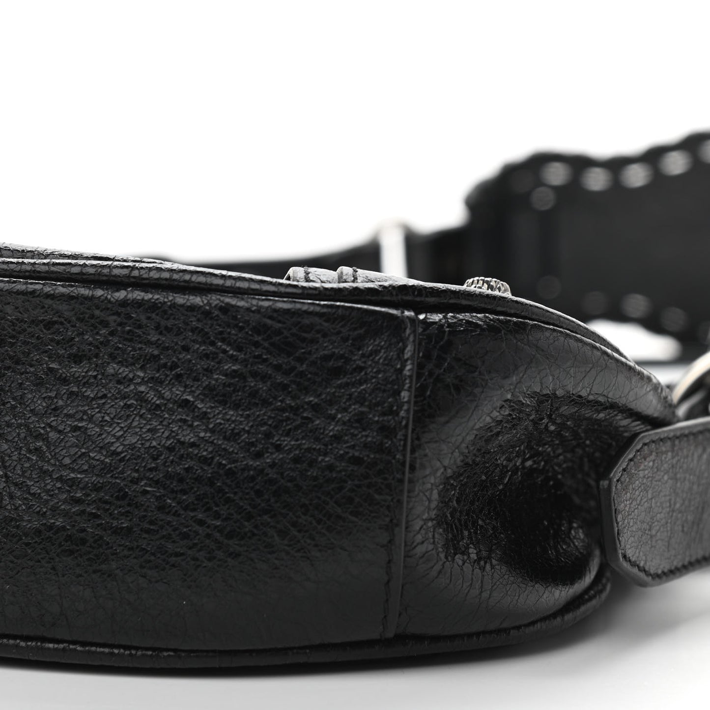 Agneau Arena Le Cagole Shoulder Bag XS Black