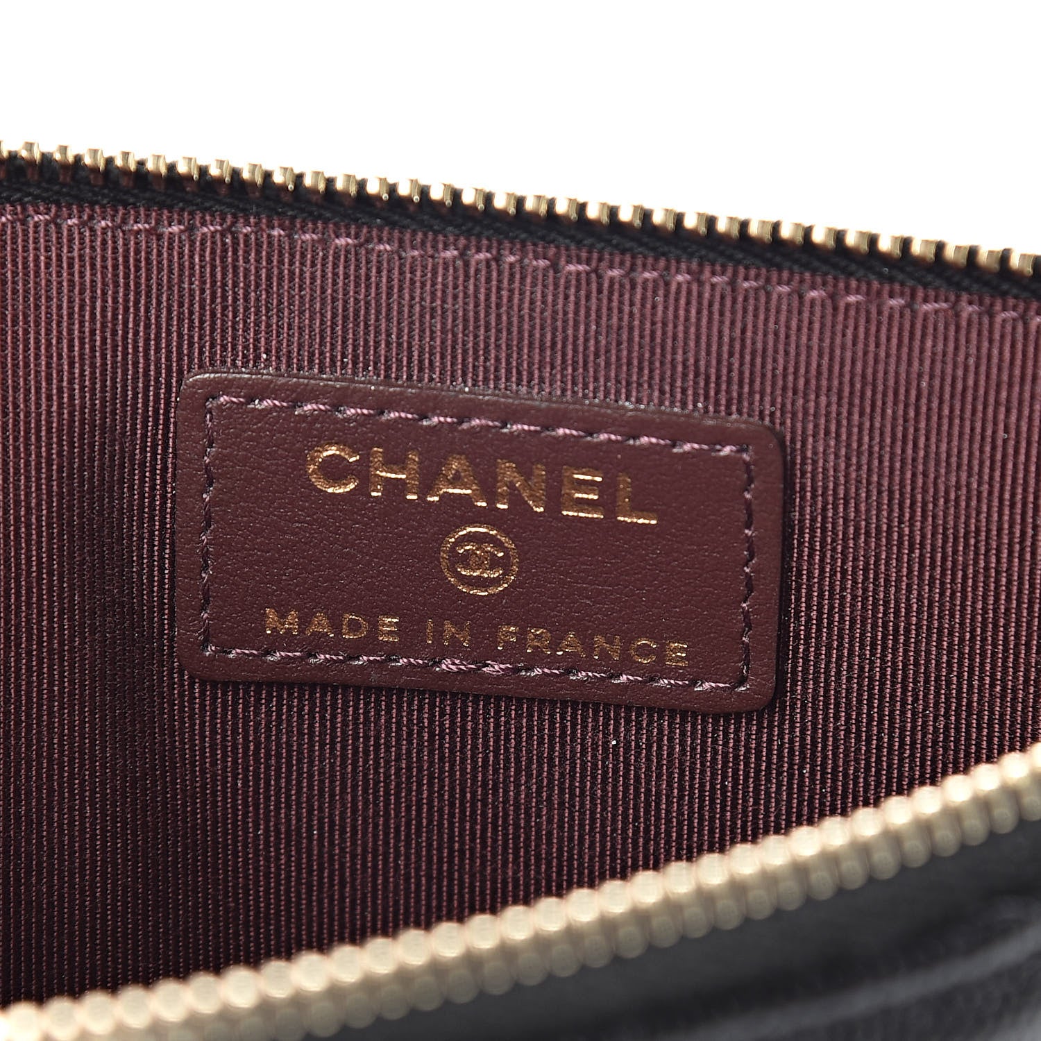 Chanel Caviar Quilted Classic Flat Wallet Pouch Black 6 of 10