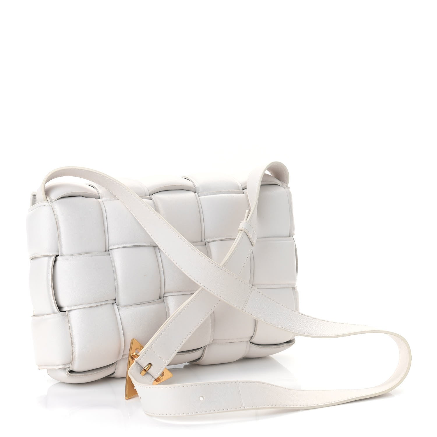 Bottega Veneta Nappa Maxi Intreccio Padded Cassette Crossbody Bag Chalk 3 of 8