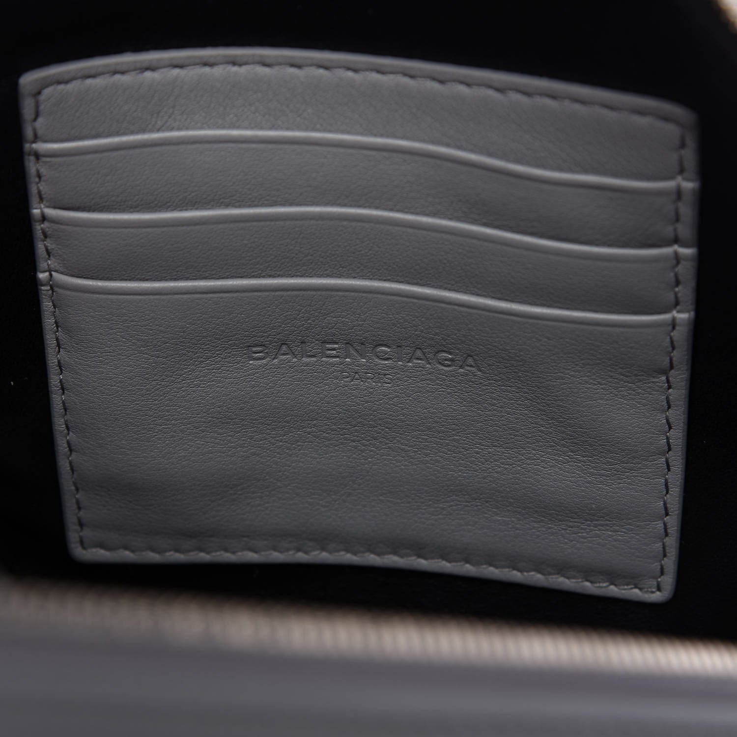 Balenciaga Calfskin M Triangle Pouch Pyrite 8 of 9