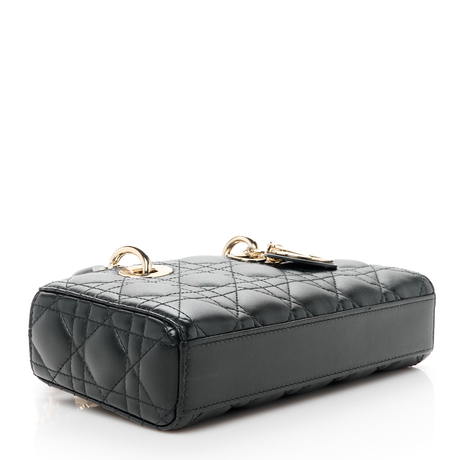 Christian Dior Lambskin Cannage Small Lady D-Joy Black 4 of 10