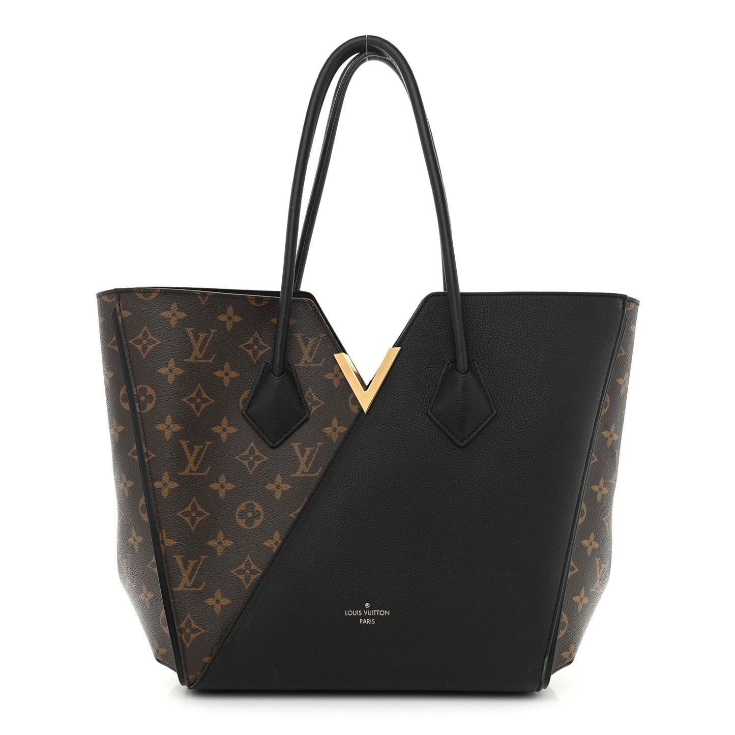 Calfskin Monogram Kimono Tote Black