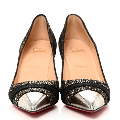 Christian Louboutin Glitter Palace SP Oxyde Eklectica 85 Pumps 37.5 Multi 2 of 7