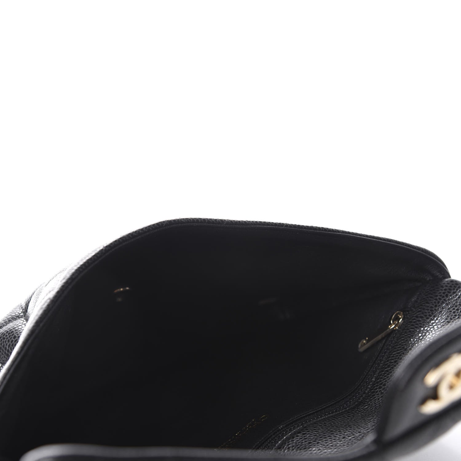 Chanel Caviar Quilted Flap Clutch Black 5 of 11