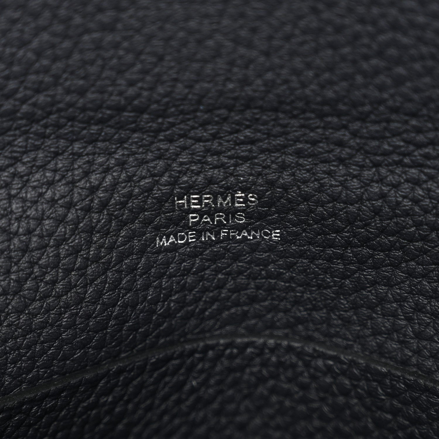 Hermes Togo Videpoches Caban Jaune De Naples Indigo 6 of 10