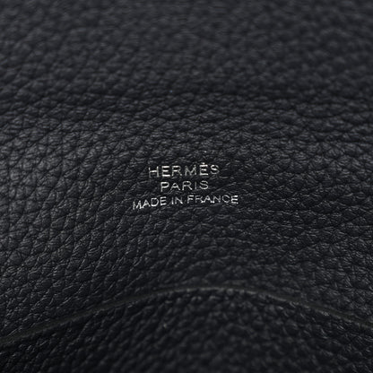 Hermes Togo Videpoches Caban Jaune De Naples Indigo 6 of 10