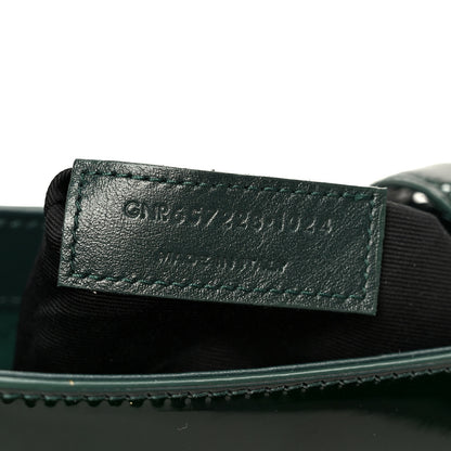 Saint Laurent Patent Le 5 A 7 Hobo Dark Leaf 7 of 10