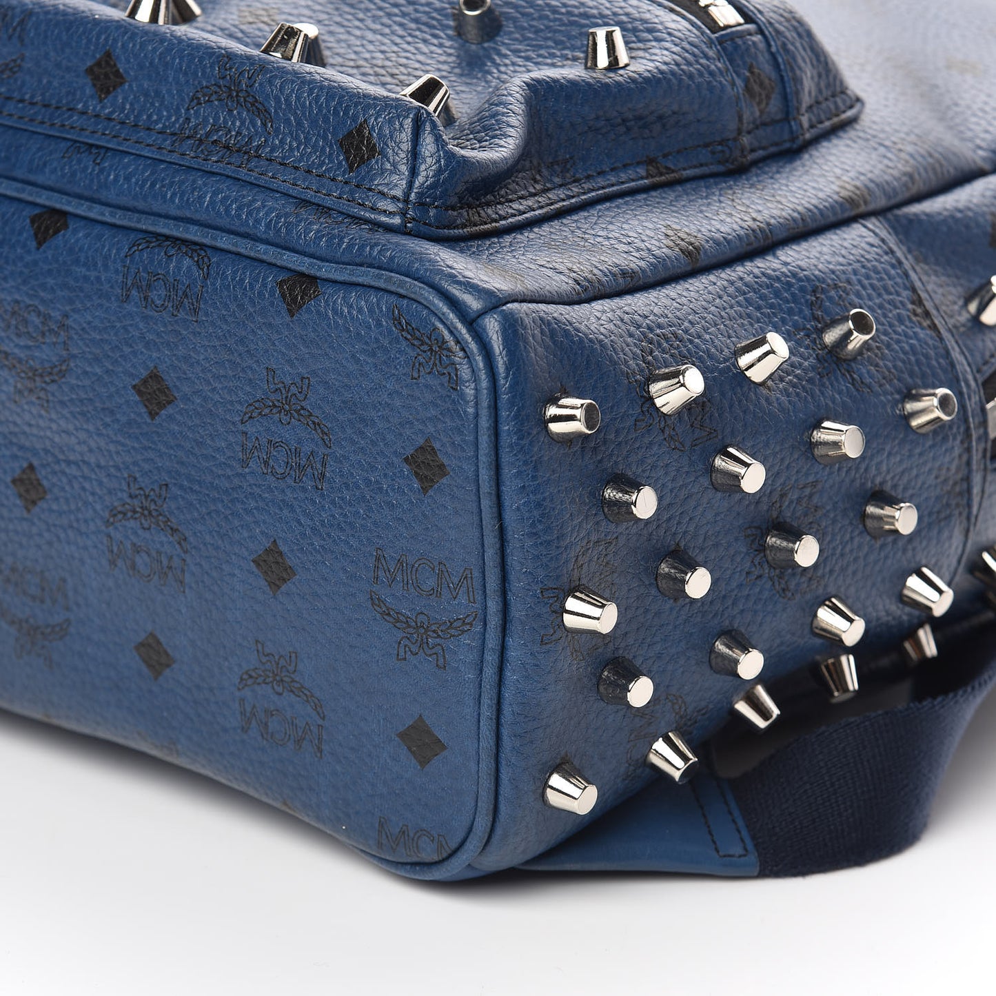 Visetos Studded Small Backpack Blue