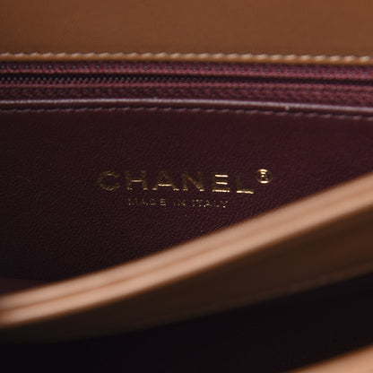 Chanel Lambskin Quilted Small Trendy CC Flap Dual Handle Bag Camel 6 of 11