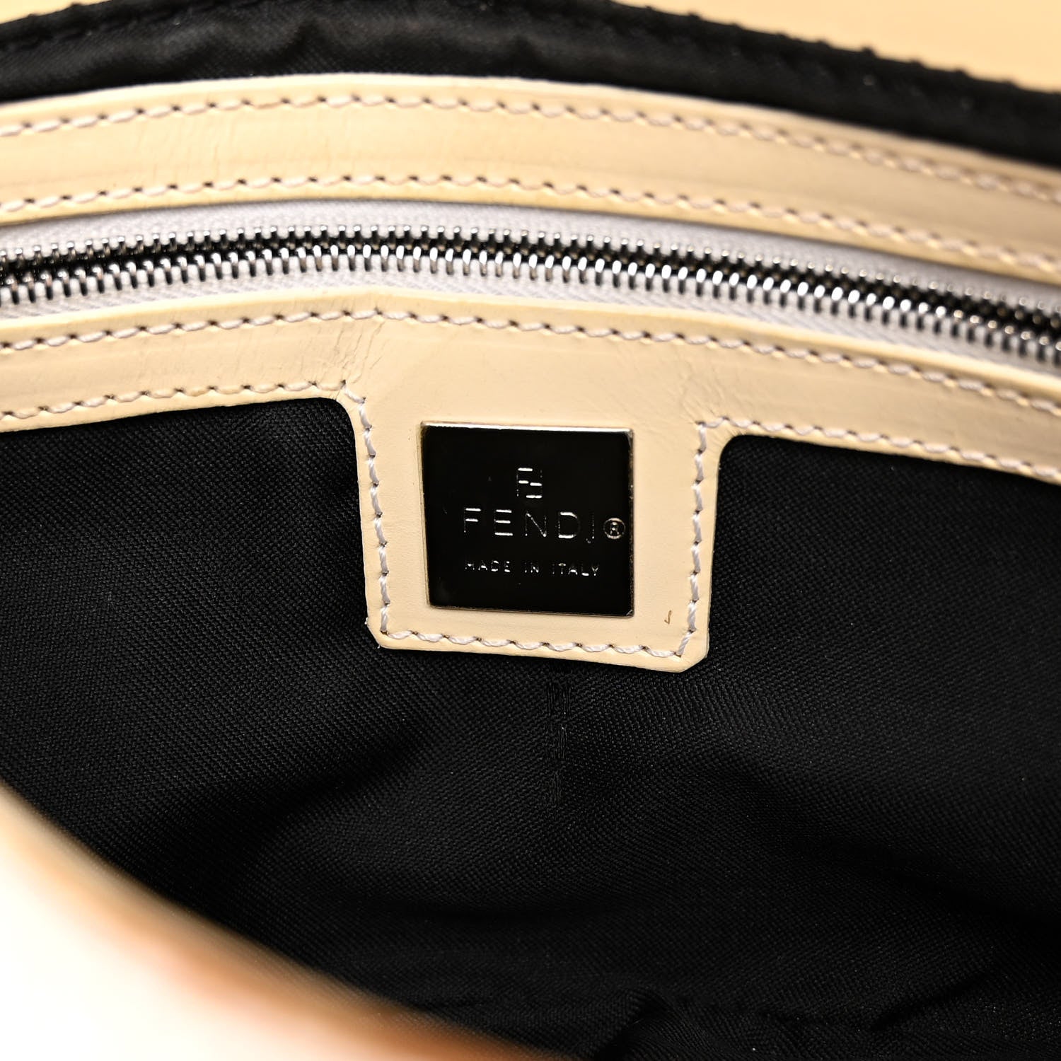 Fendi Beaded Baguette White 6 of 14