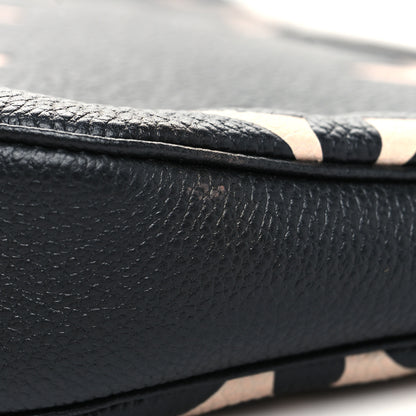 Louis Vuitton Empreinte Monogram Giant Multi Pochette Accessories Large Pochette Black Beige 9 of 9