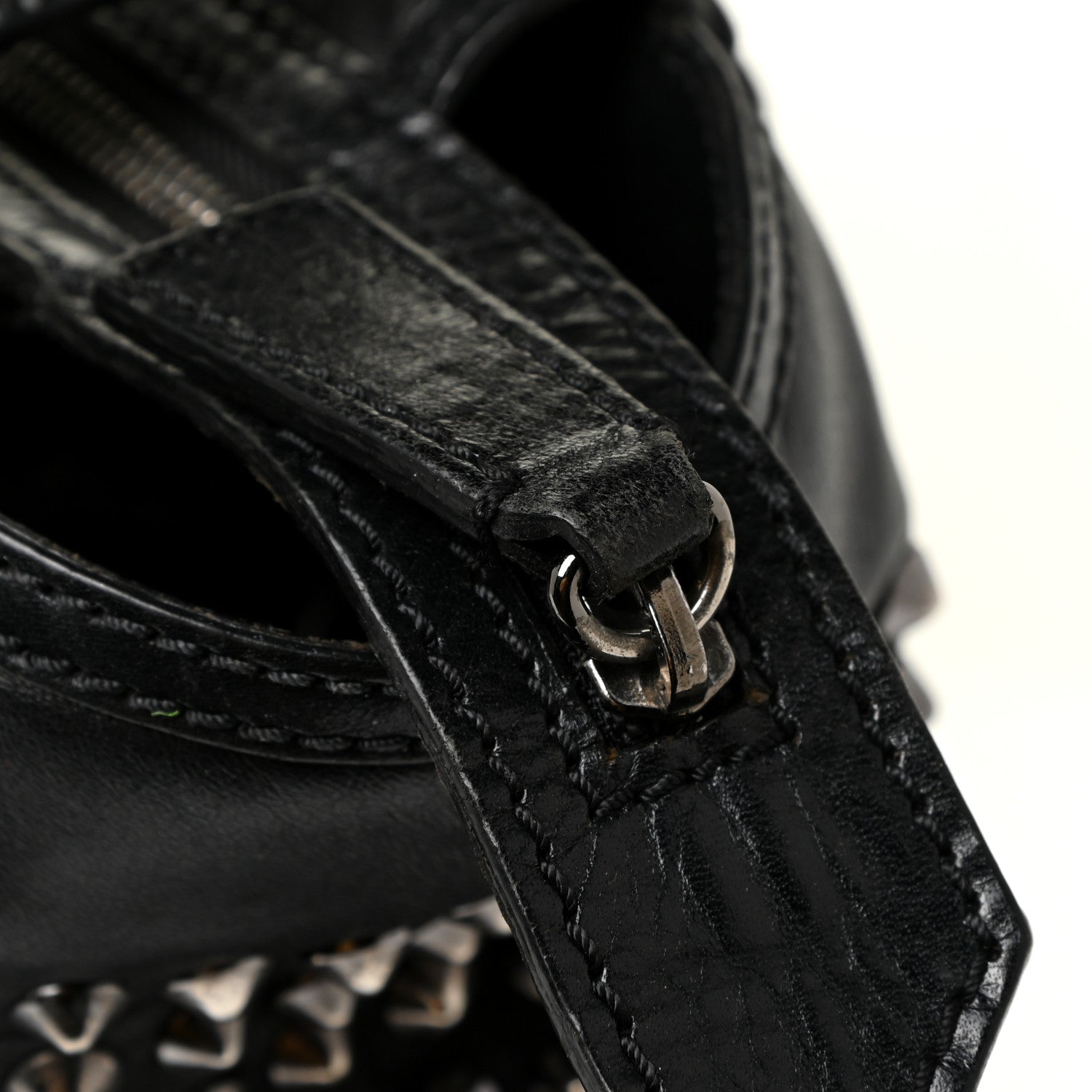 Burberry Lambskin Studded Small Edenham Satchel Black 27 of 35