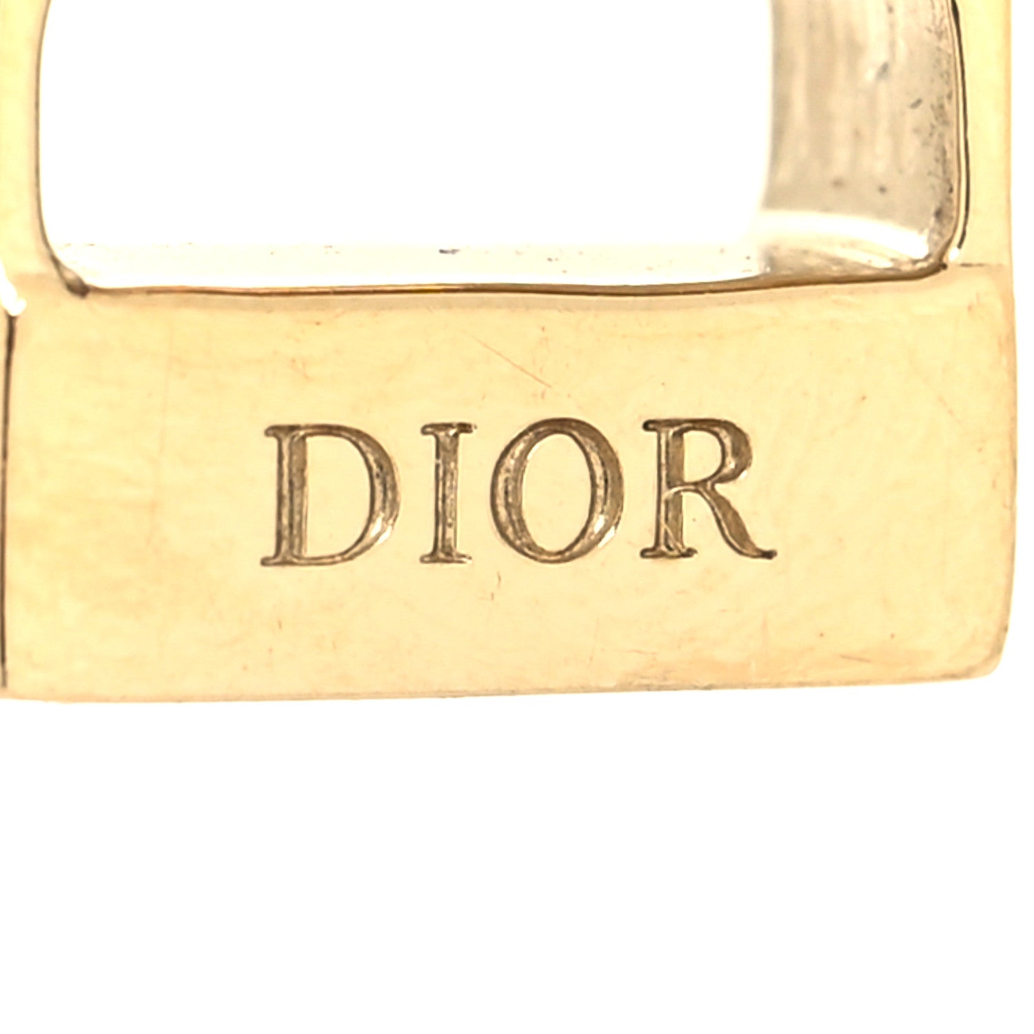 Christian Dior Metal Danseuse Etoile Chain Choker Necklace Gold Silver 5 of 5