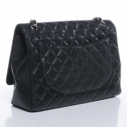 Chanel Caviar Maxi Single Flap Black 3 of 12