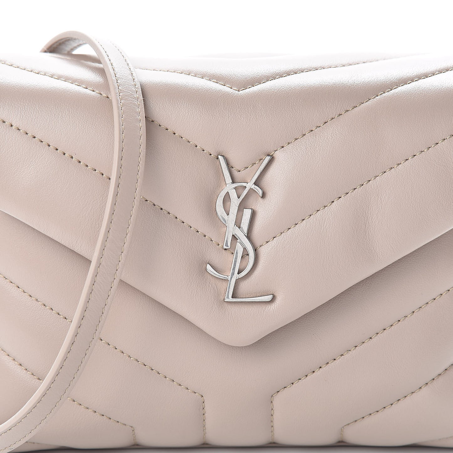 Calfskin Y Quilted Monogram Toy Loulou Satchel Light Natural