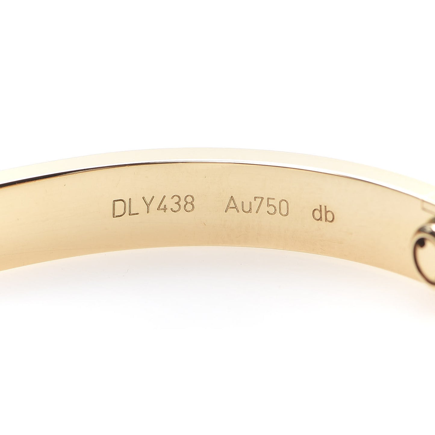 18K Yellow Gold LOVE Bracelet 17