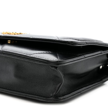 Chanel Lambskin Quilted Chanel 19 Wallet On Chain WOC Black 11 of 15