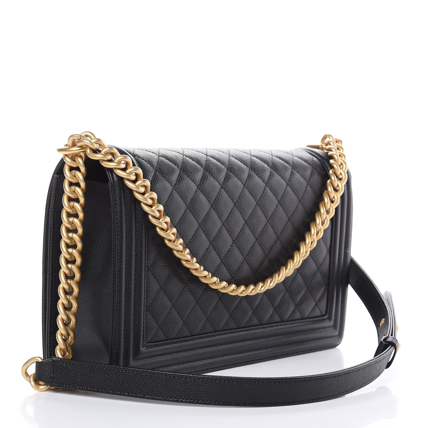 Chanel Caviar Quilted New Medium Boy Flap Black 3 of 10