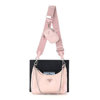 Prada Nylon Re-Edition 2005 Shoulder Bag Alabastro 14 of 14