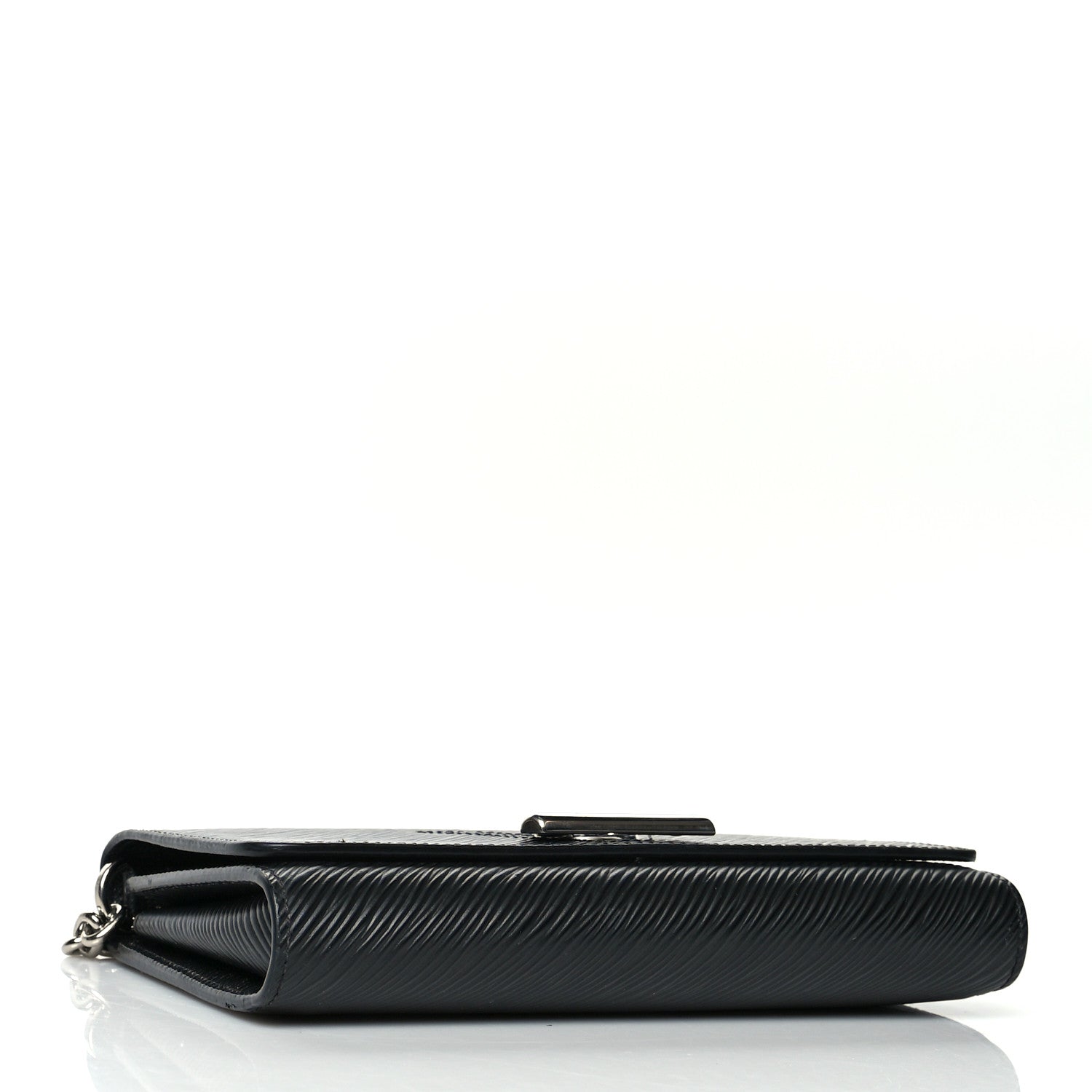 Louis Vuitton Epi Twist Chain Wallet Black 4 of 9