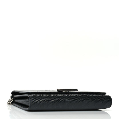 Louis Vuitton Epi Twist Chain Wallet Black 4 of 9