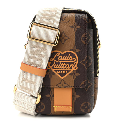 Louis Vuitton X NIGO Reverse Monogram Flat Double Phone Pouch 1 of 8