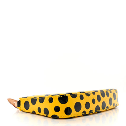 Louis Vuitton Vernis Kusama Infinity Dots Pochette Accessories Yellow 4 of 8