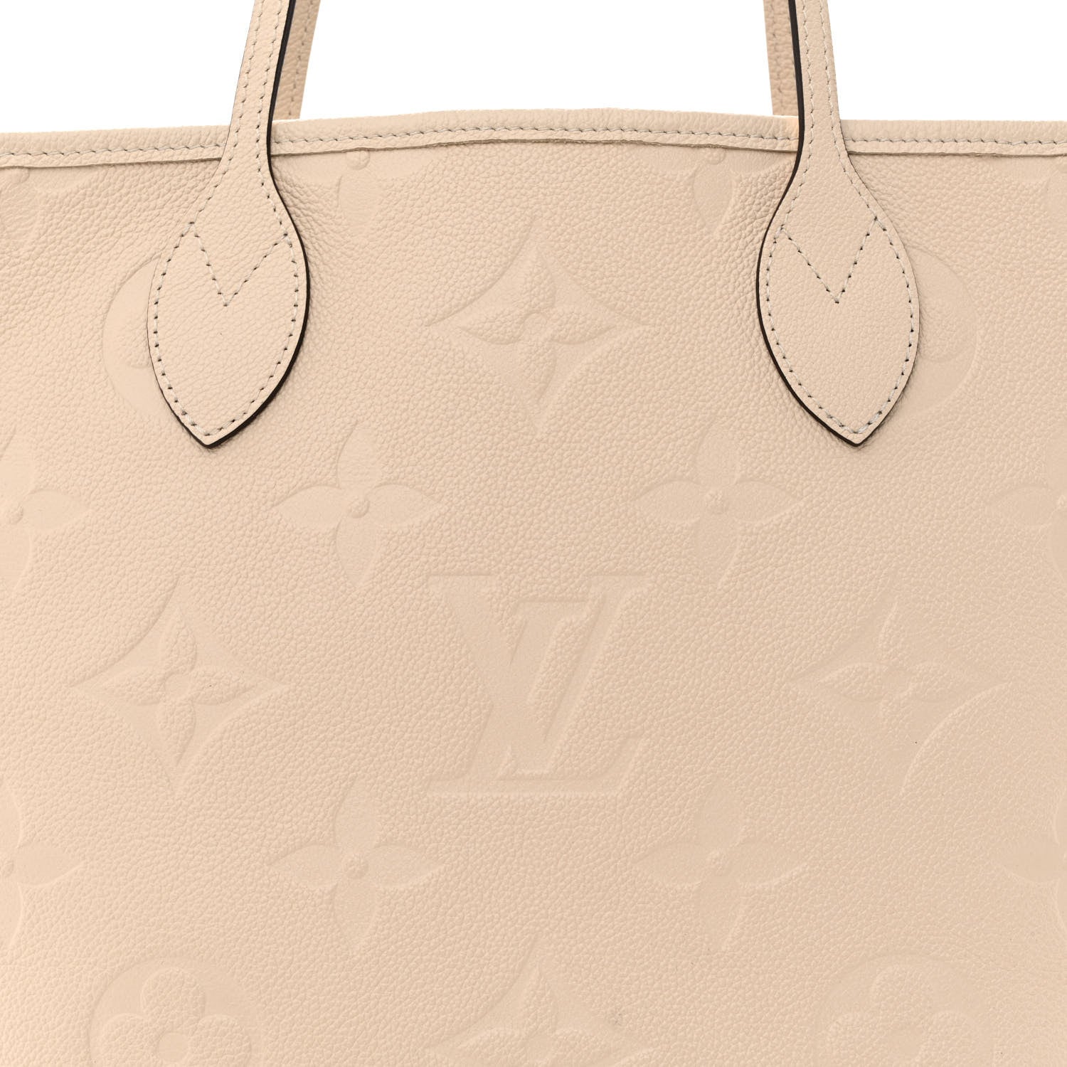 Louis Vuitton Empreinte Monogram Giant Neverfull MM Cream 9 of 12