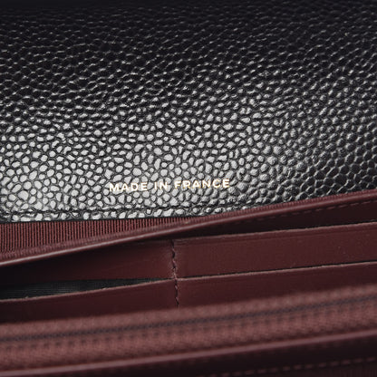 Chanel Caviar Quilted Large Flap Wallet Black 9 of 11