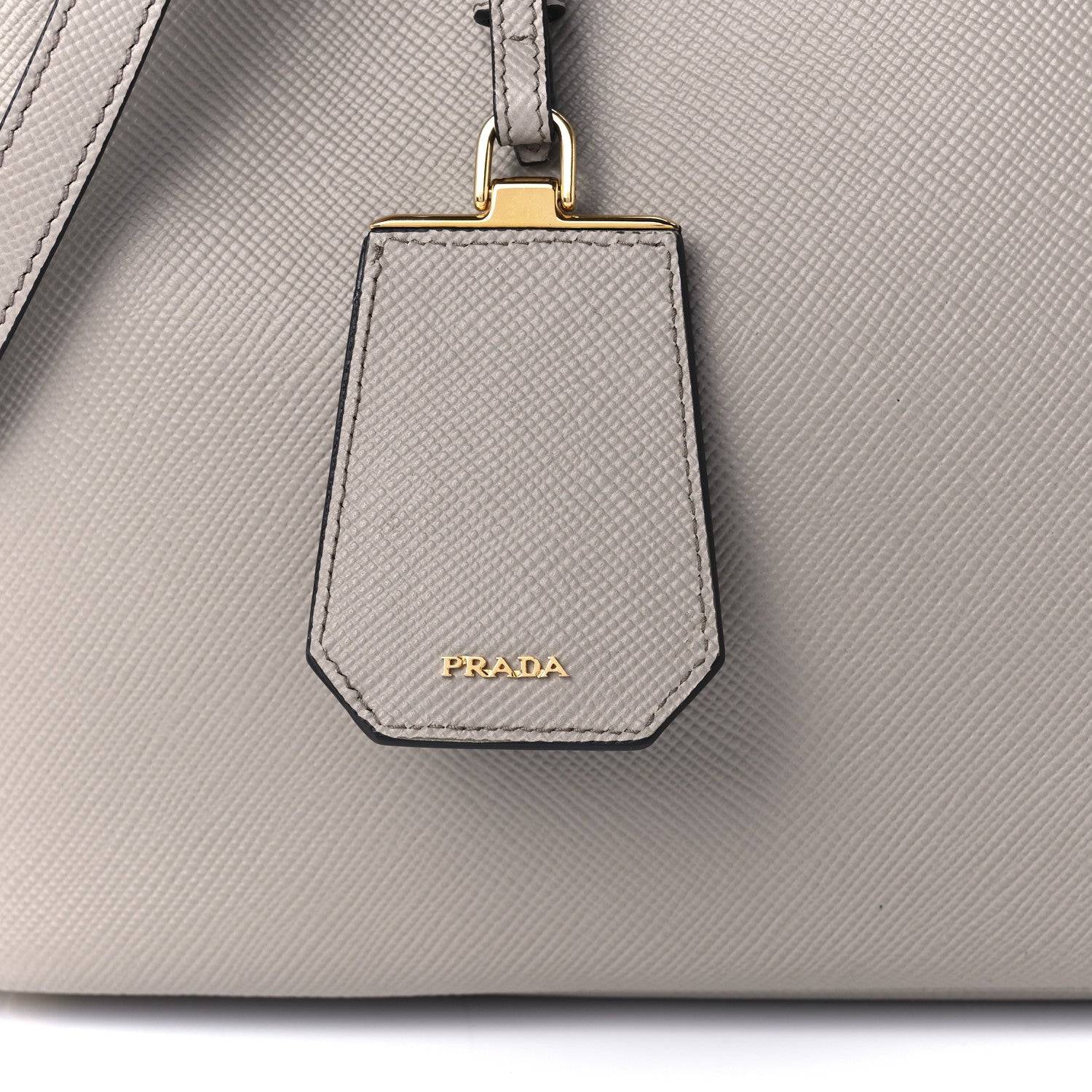 Prada Saffiano Cuir Medium Double Bag Argilla 8 of 13