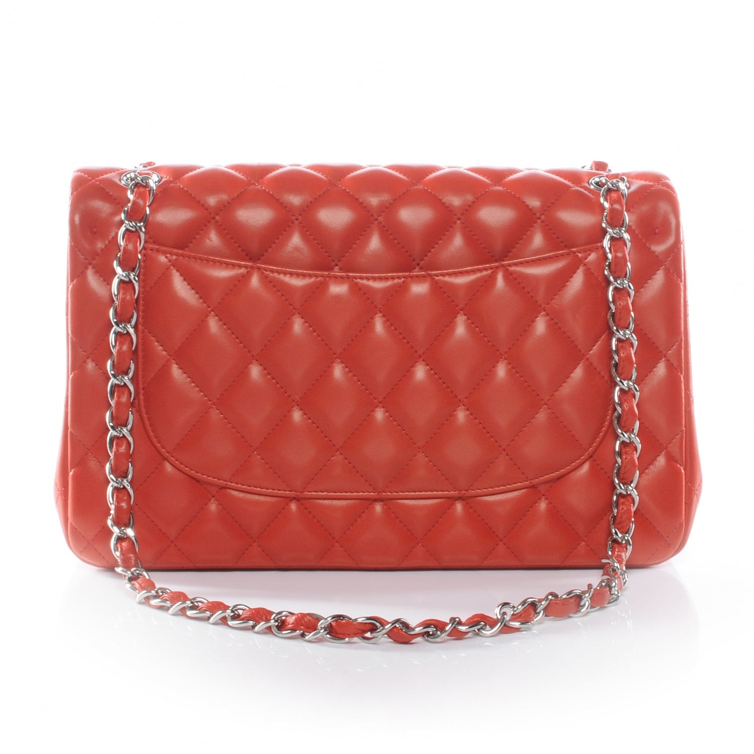 Chanel Lambskin Jumbo Double Flap Red 3 of 7