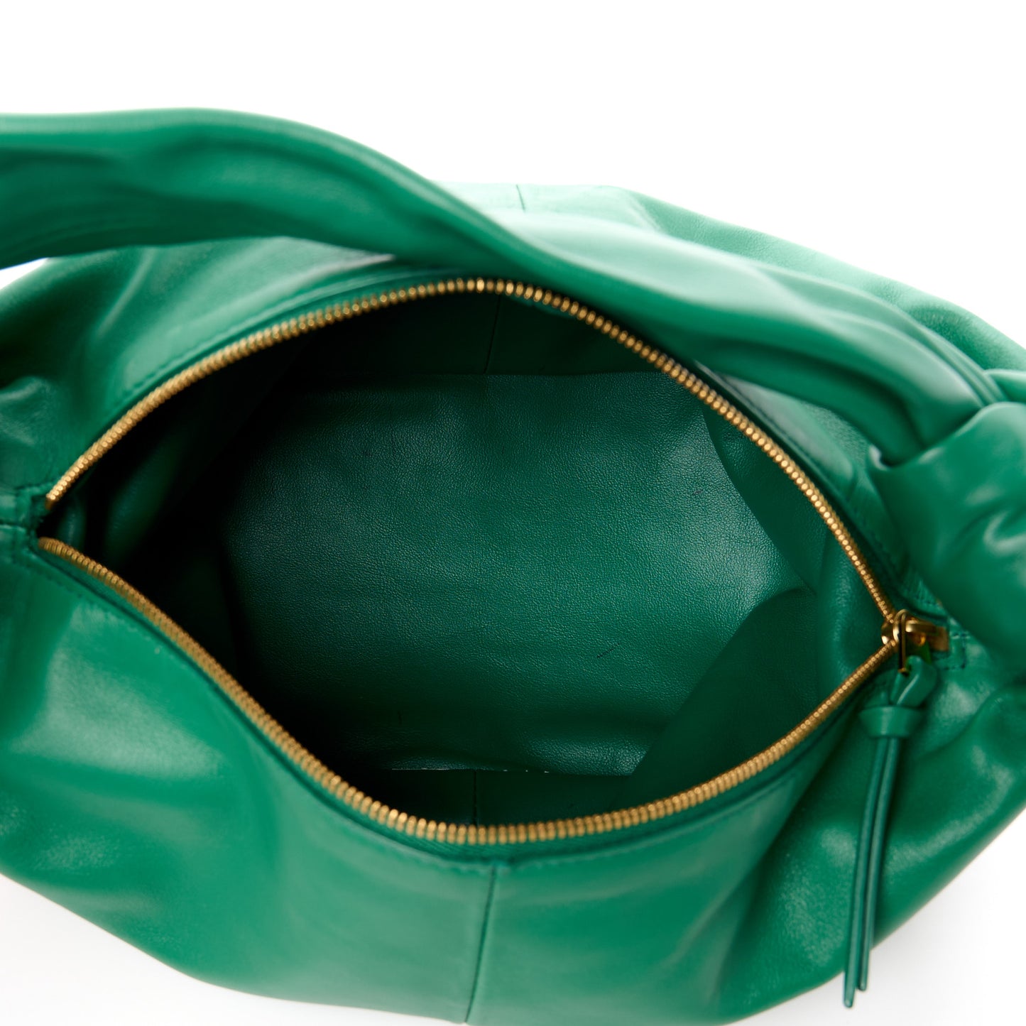 Nappa Mini Double Knot Bag Racing Green