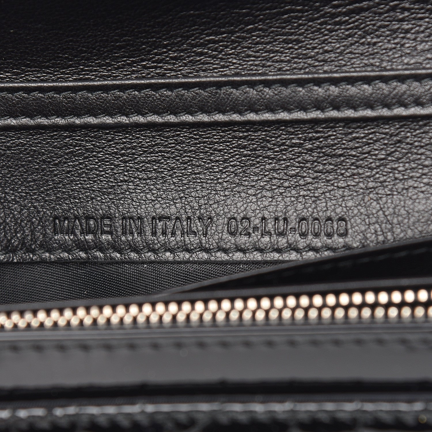 Christian Dior Patent Cannage Rendez-vous Chain Wallet Black 7 of 10