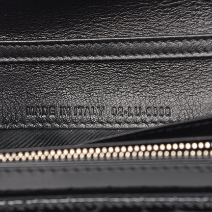 Christian Dior Patent Cannage Rendez-vous Chain Wallet Black 7 of 10
