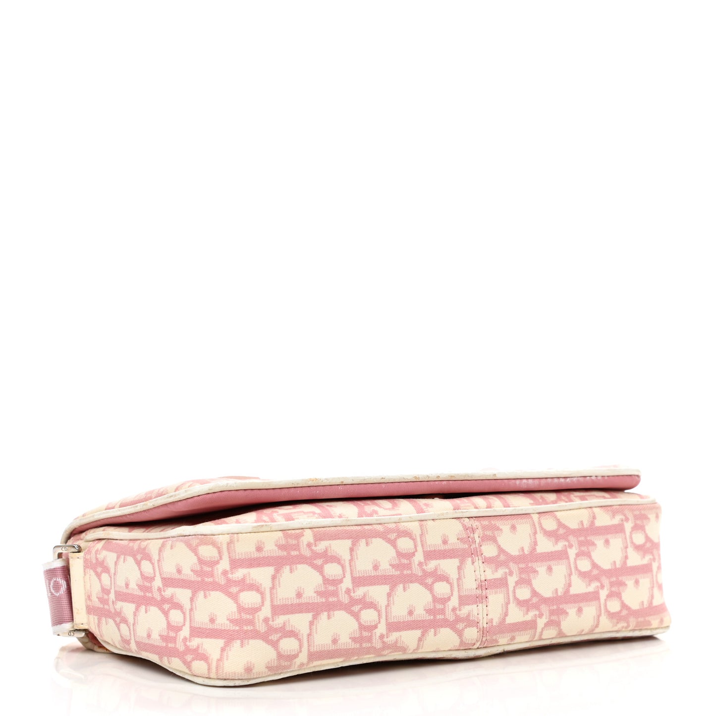 Monogram Girly Flap Reporter Rose Clair