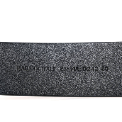 Christian Dior Calfskin 30 Montaigne 35mm Belt 80 32 Black 6 of 6