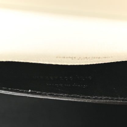 Saint Laurent Grain De Poudre Textured Mixed Matelasse Medium Triquilt Monogram Satchel Crema Soft 7 of 17