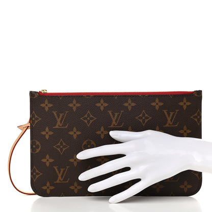 Louis Vuitton Monogram Neverfull MM GM Pochette Cherry 2 of 6