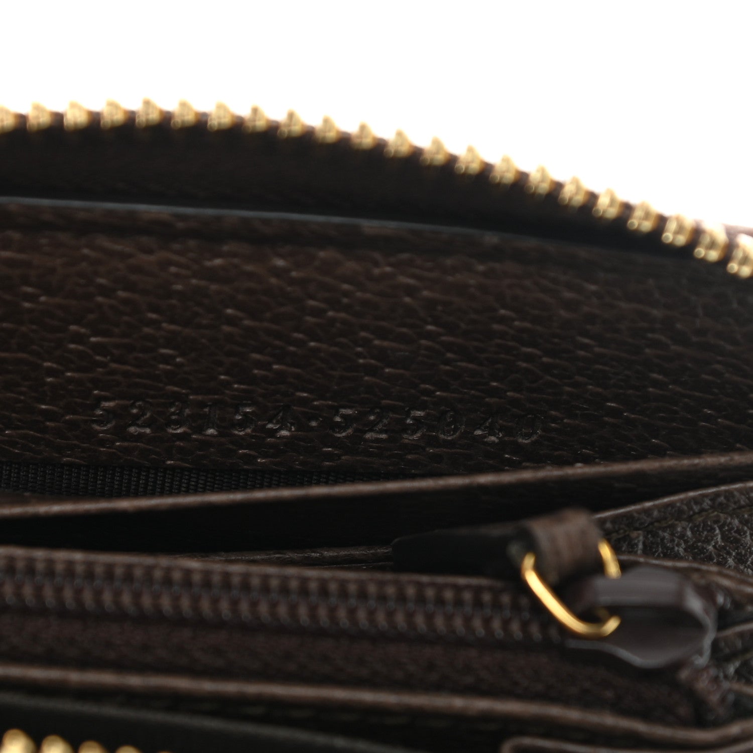 Gucci GG Supreme Monogram Web Ophidia Zip Around Wallet Brown 7 of 11
