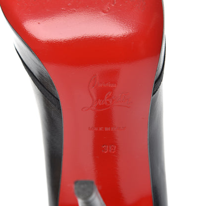 Christian Louboutin Nappa Grosgrain Lavalliere 100 Pumps 38 Black 6 of 9